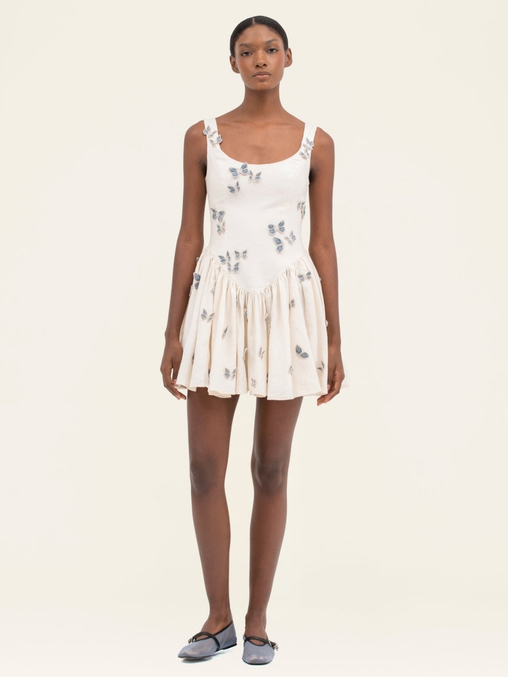 Agua By Auga Bendita Pluma Lymanopoda Mini Dress